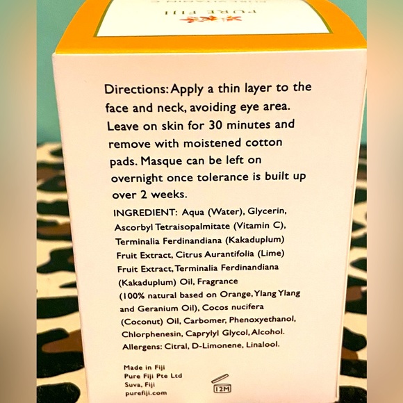 Pure Fiji Pure Vitamin C Masque - Picture 5 of 6